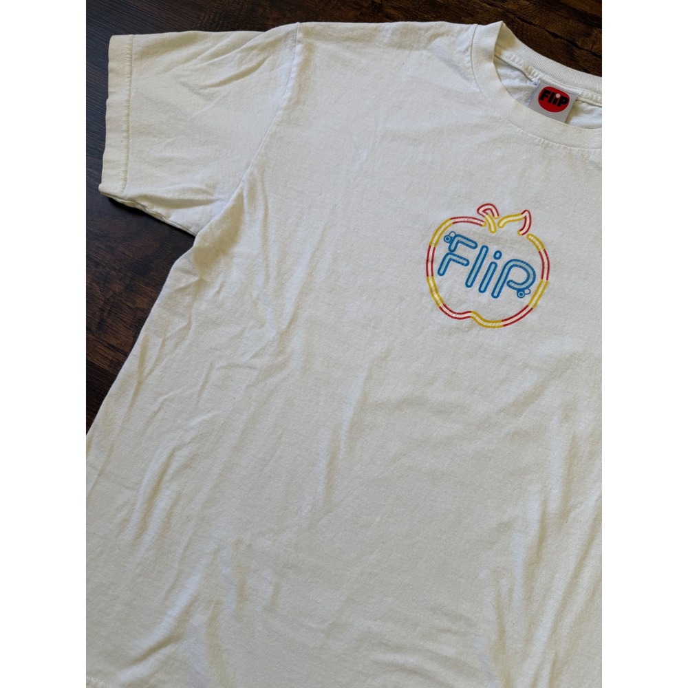 Vintage Flip Skateboards Mark Appleyard NEON T-Shirt Large‎ Skate Tee 2001